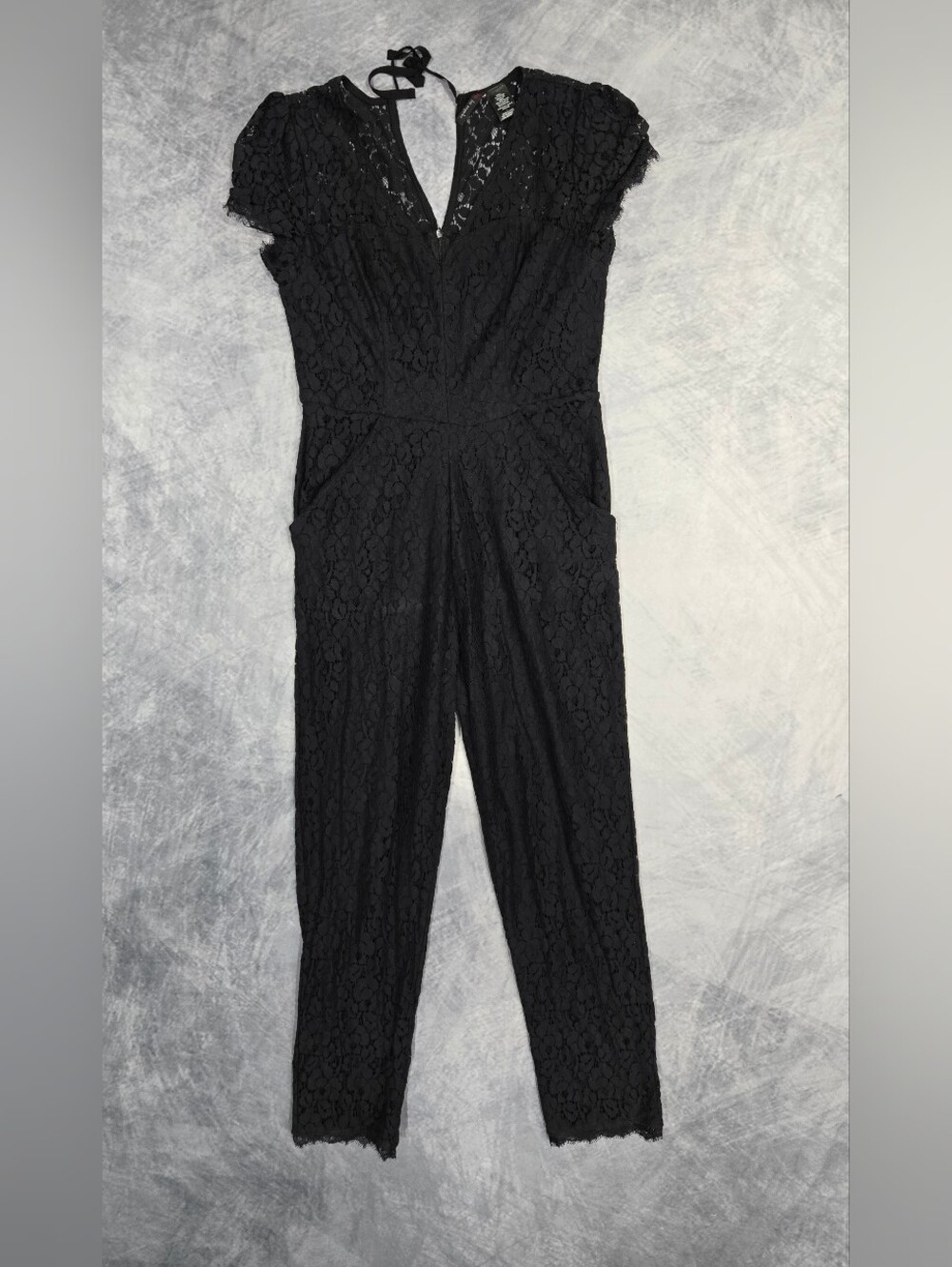 Fire Los Angeles Black Lace Jumpsuit